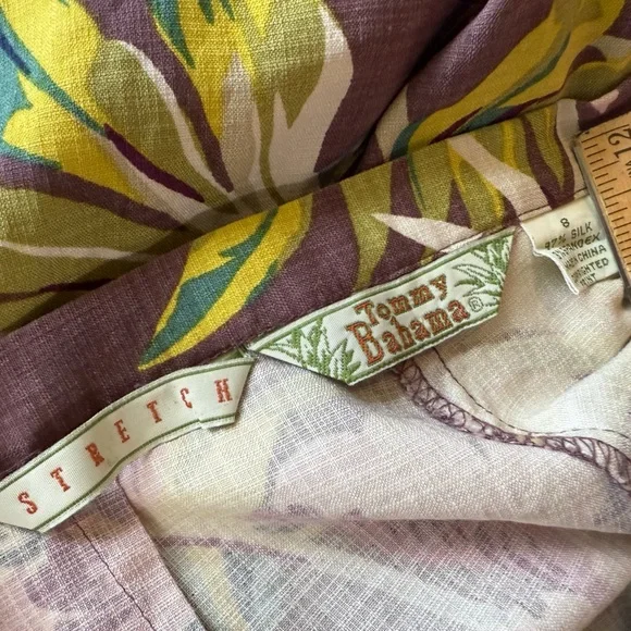 Tommy Bahama Women’s Hawaiian
Coastal Gardens Stretch Silk Crop Pants Size 8 - Picture 3 of 14